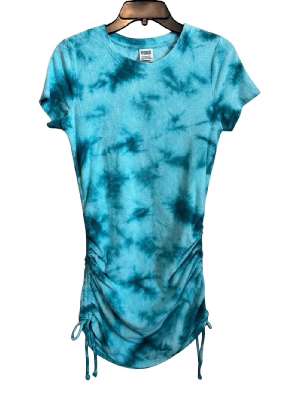 NWT Victoria’s Secret PINK‎ Beach Terry Ruched Side Dress